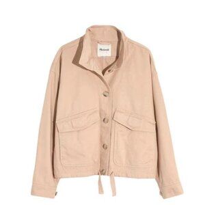 Madewell Beachmont Button Up Jacket - Avalon Pink